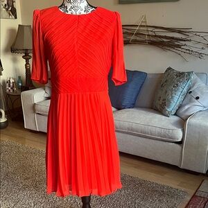 Karen Millen Vibrant Red Midi Dress